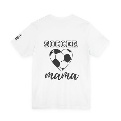 Soccer Mama Tee — Heart Soccer Ball Sideline Support Shirt