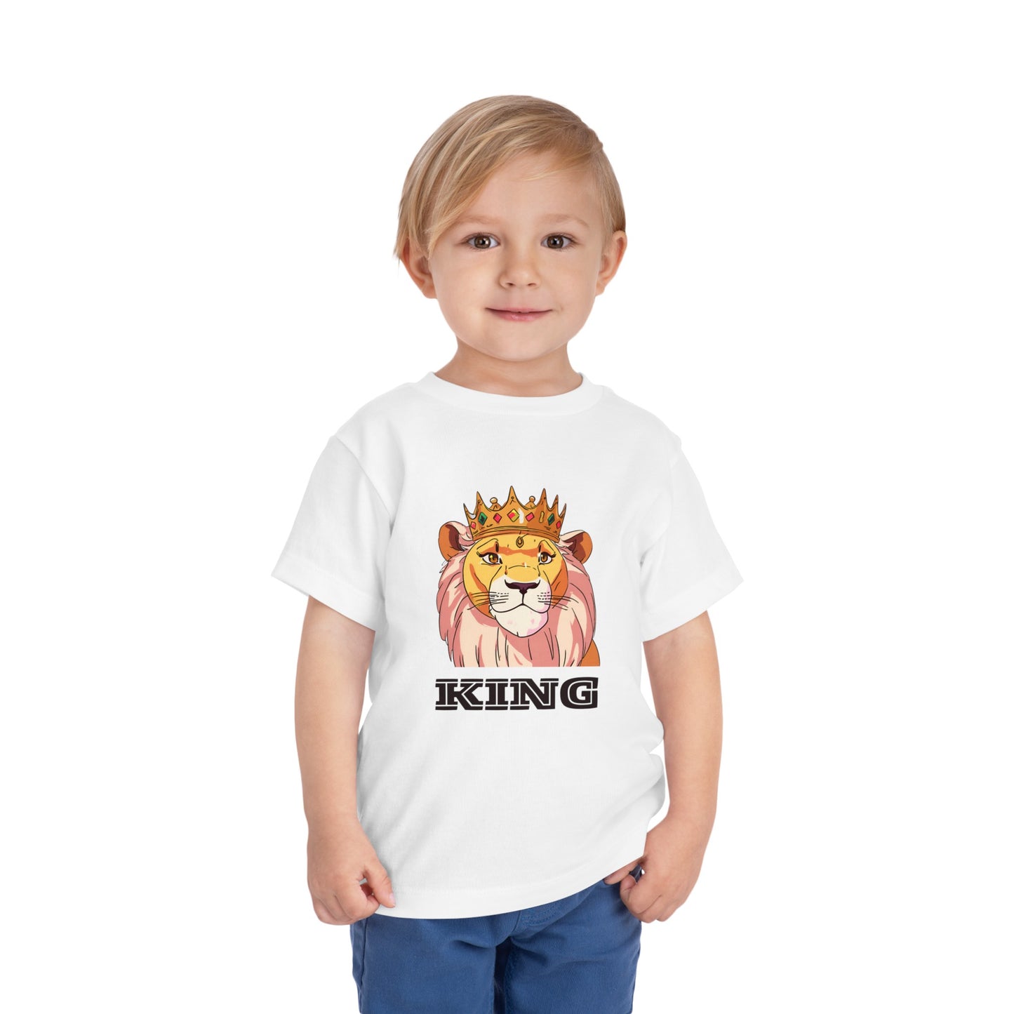 Friendly King Lion Toddler Short Sleeve Tee