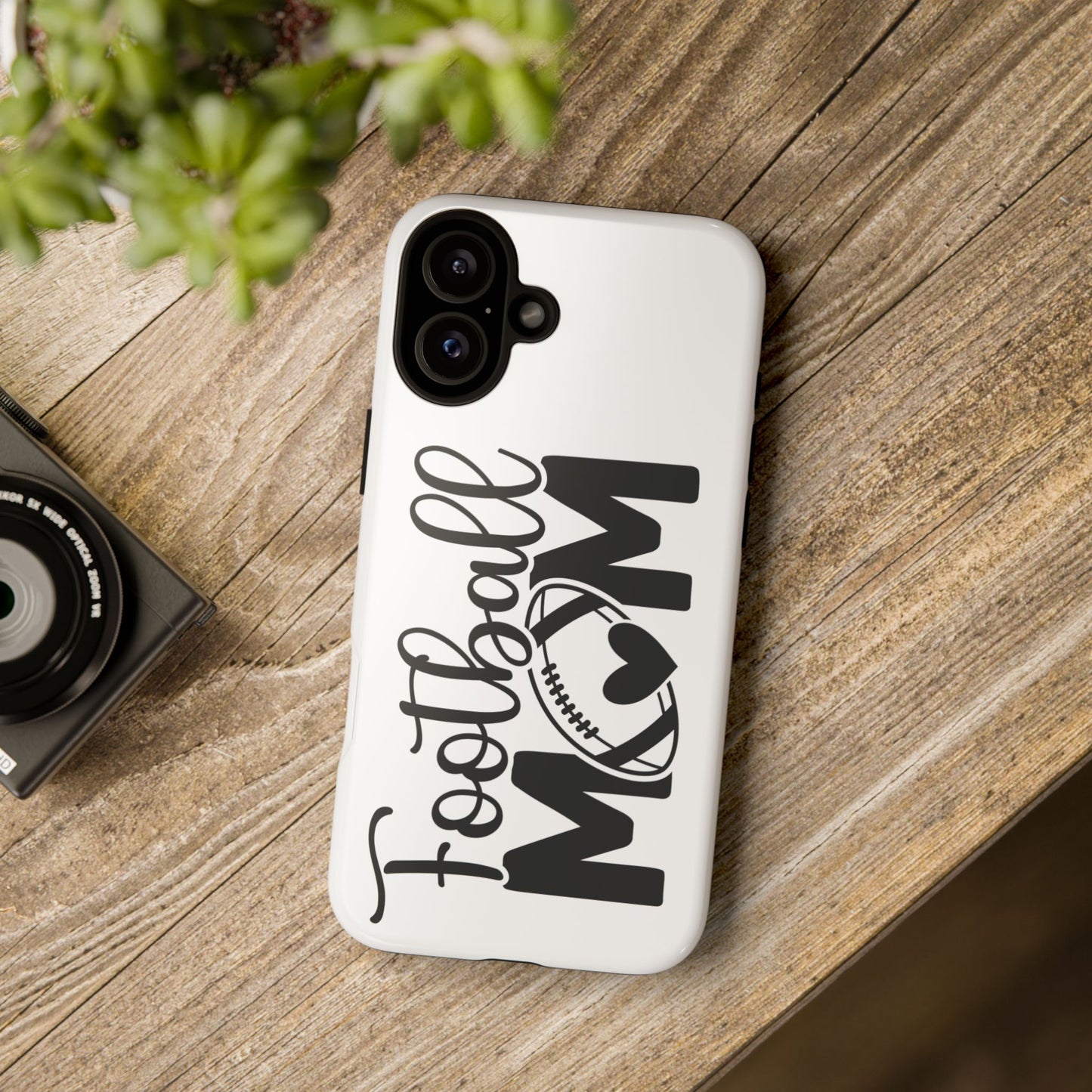 Football Mom iPhone, Samsung Galaxy and Google Pixel Tough Case