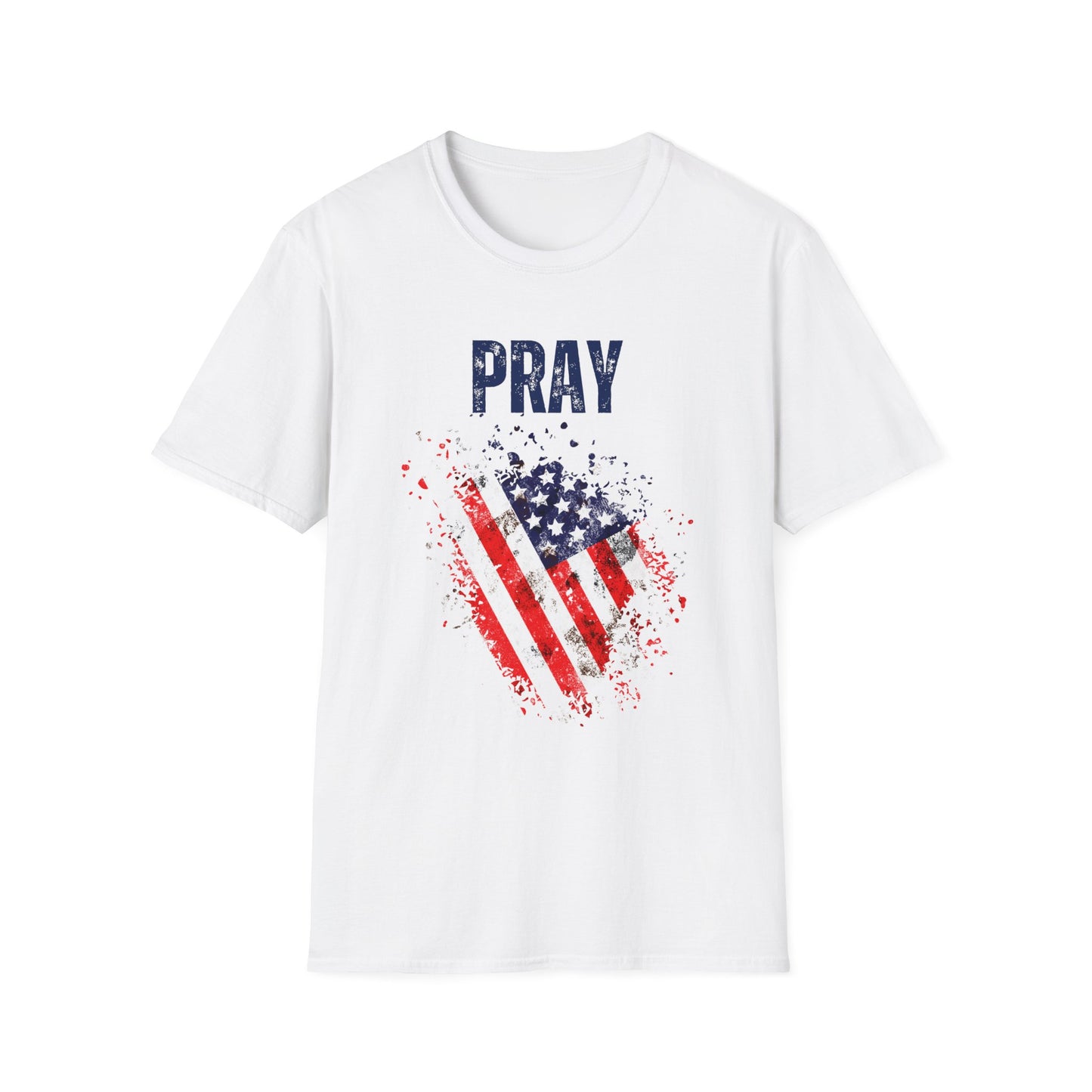 Pray for the USA Unisex Softstyle T-Shirt