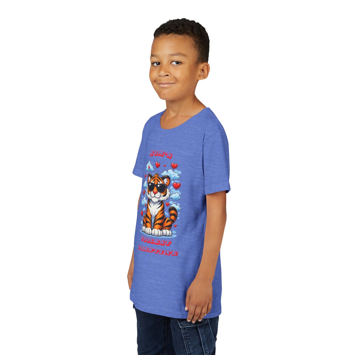 Youth Tee — "Mom's Coolest Valentine" Kids Graphic T-Shirt