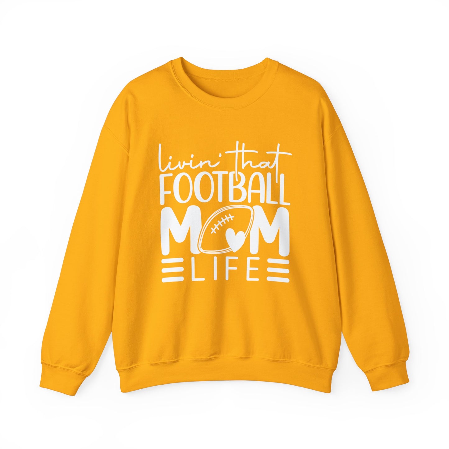 Living that Football Mom Life Crewneck Sweatshirt