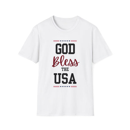 God Bless the USA Unisex Softstyle T-Shirt