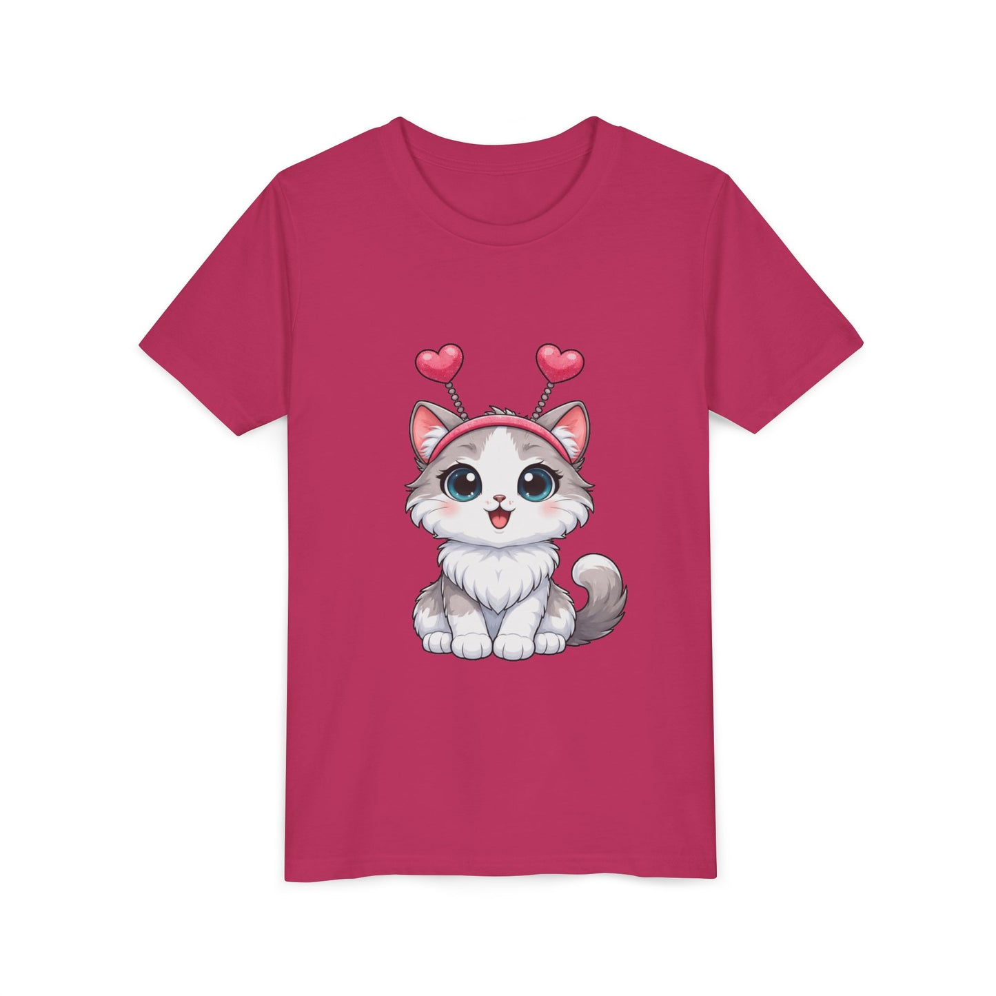 Youth Short Sleeve Cat Graphic Tee