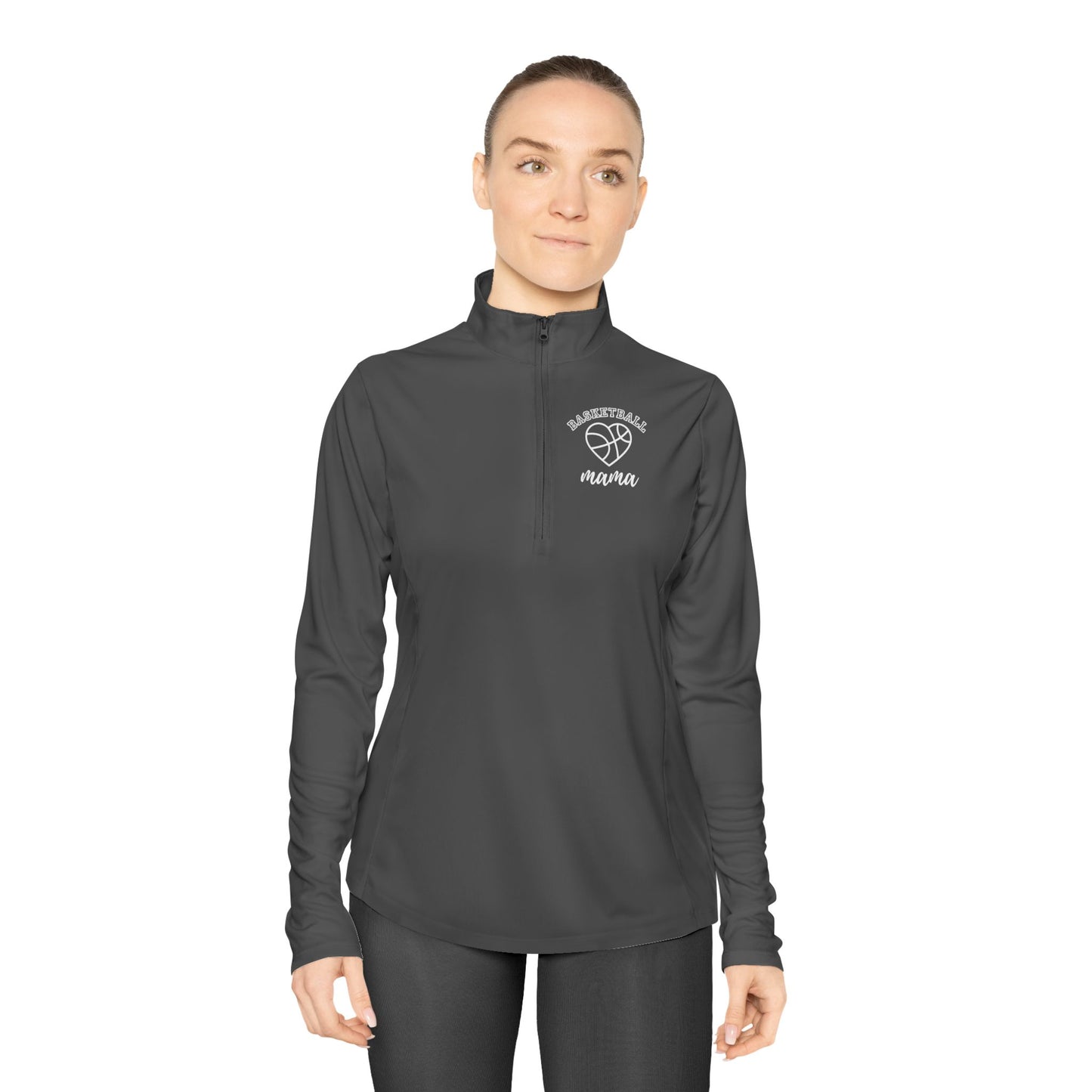 Basketball Mama Quarter-Zip Pullover