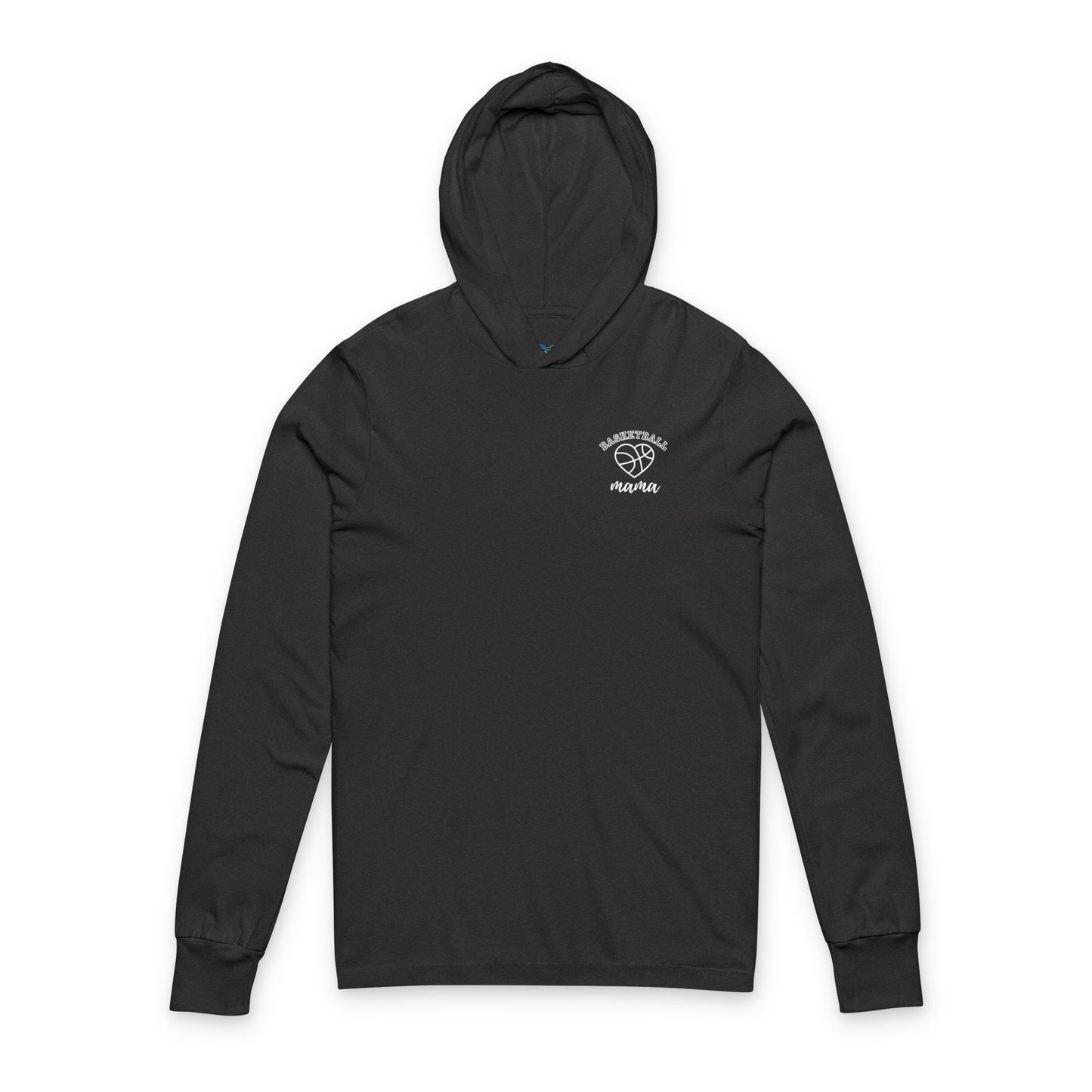 Basketball Mom Hooded Long Sleeve Tee