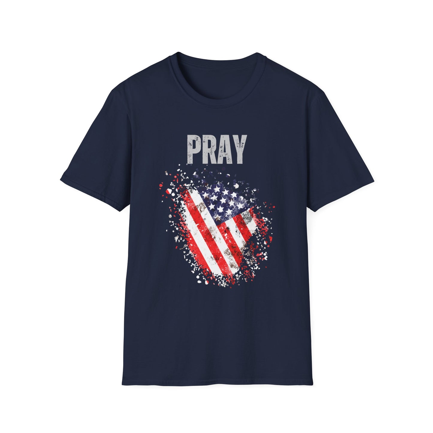 Pray for the USA Unisex Softstyle T-Shirt