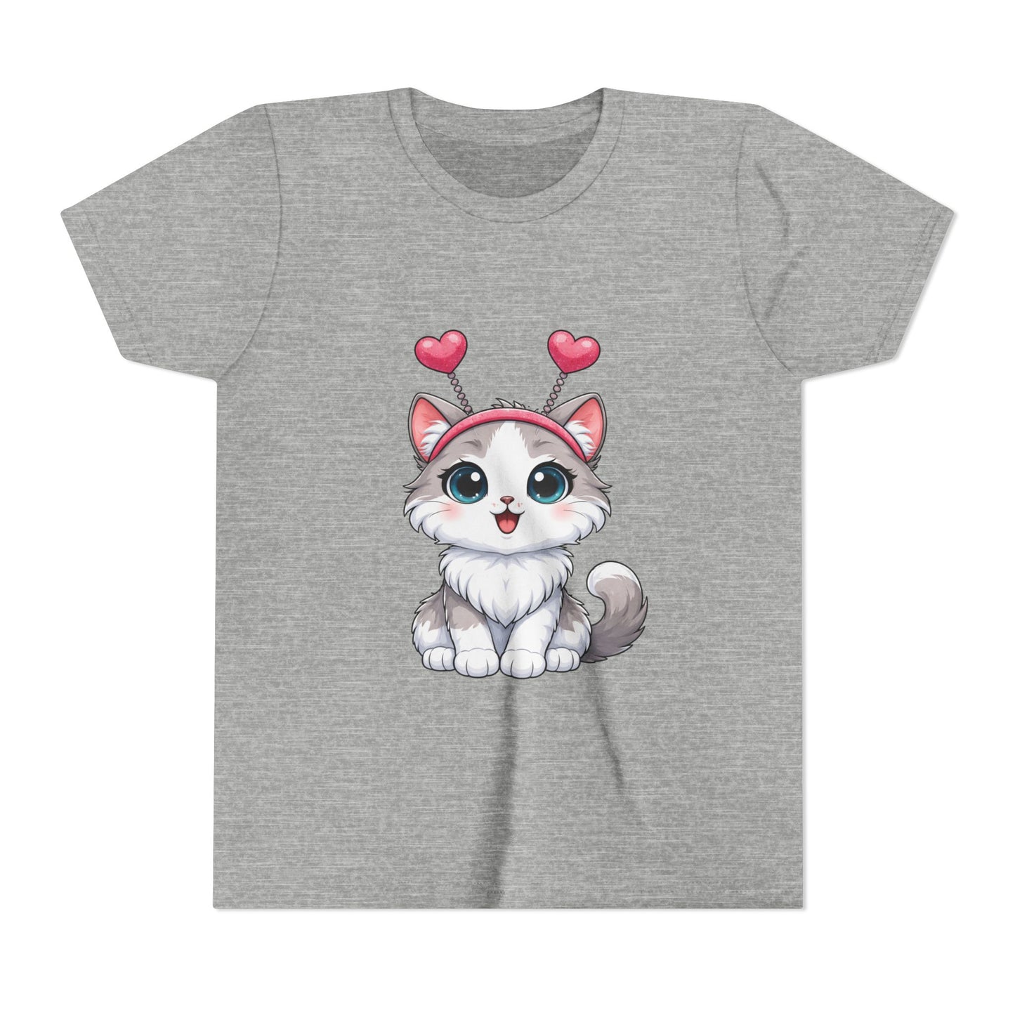 Youth Short Sleeve Cat Graphic Tee