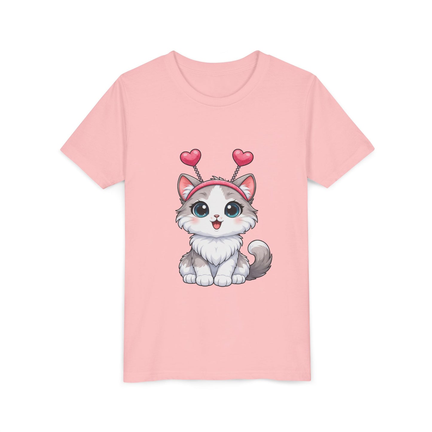 Youth Short Sleeve Cat Graphic Tee