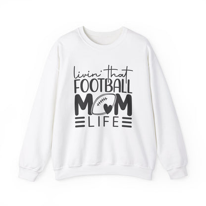 Living that Football Mom Life Crewneck Sweatshirt