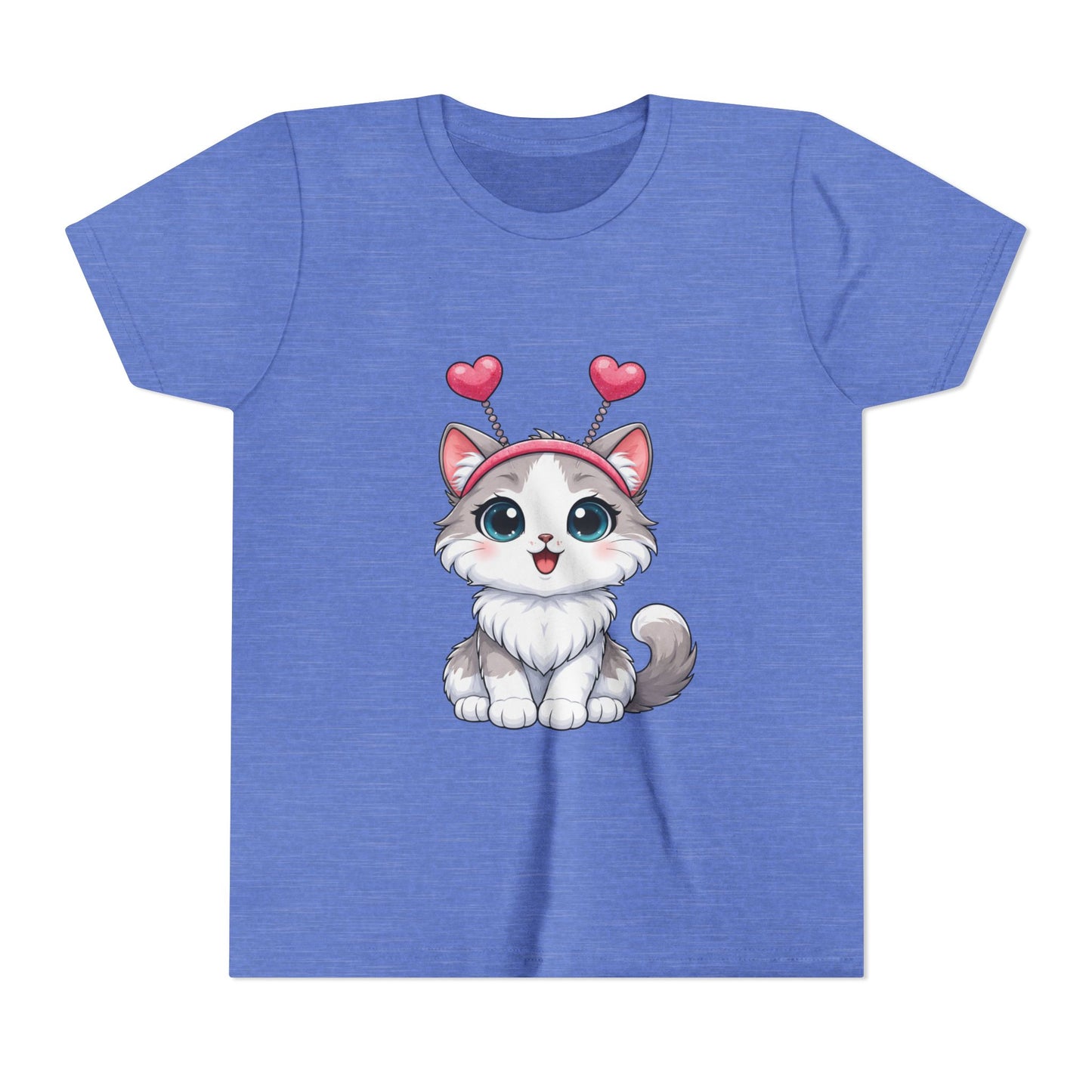 Youth Short Sleeve Cat Graphic Tee