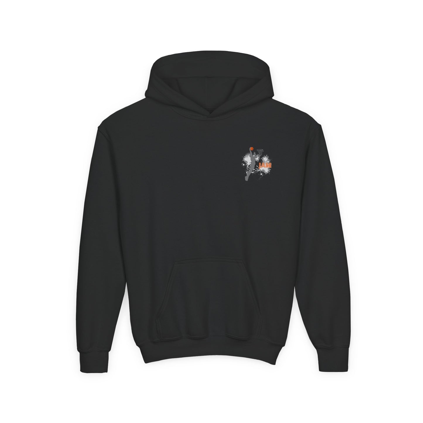 Youth Basketball Hoodie — 'Jam' Slam Dunk Graphic