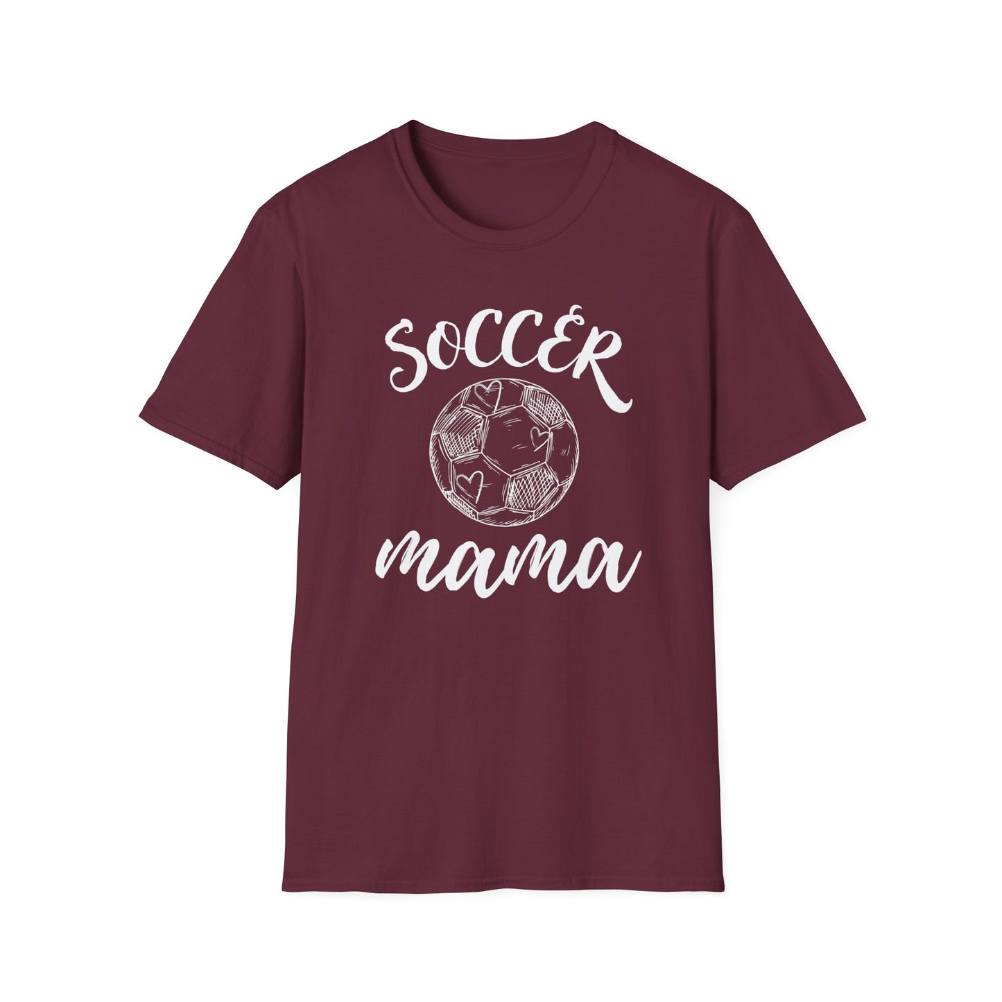 Soccer Mama Script Unisex Softstyle T-Shirt