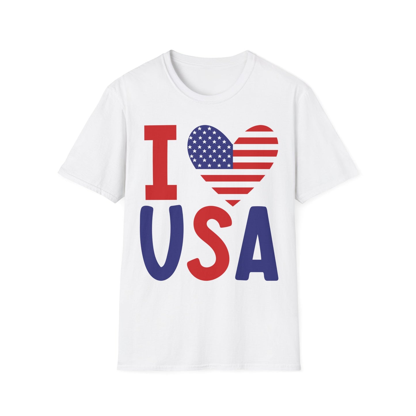 I Love USA Unisex Softstyle T-Shirt