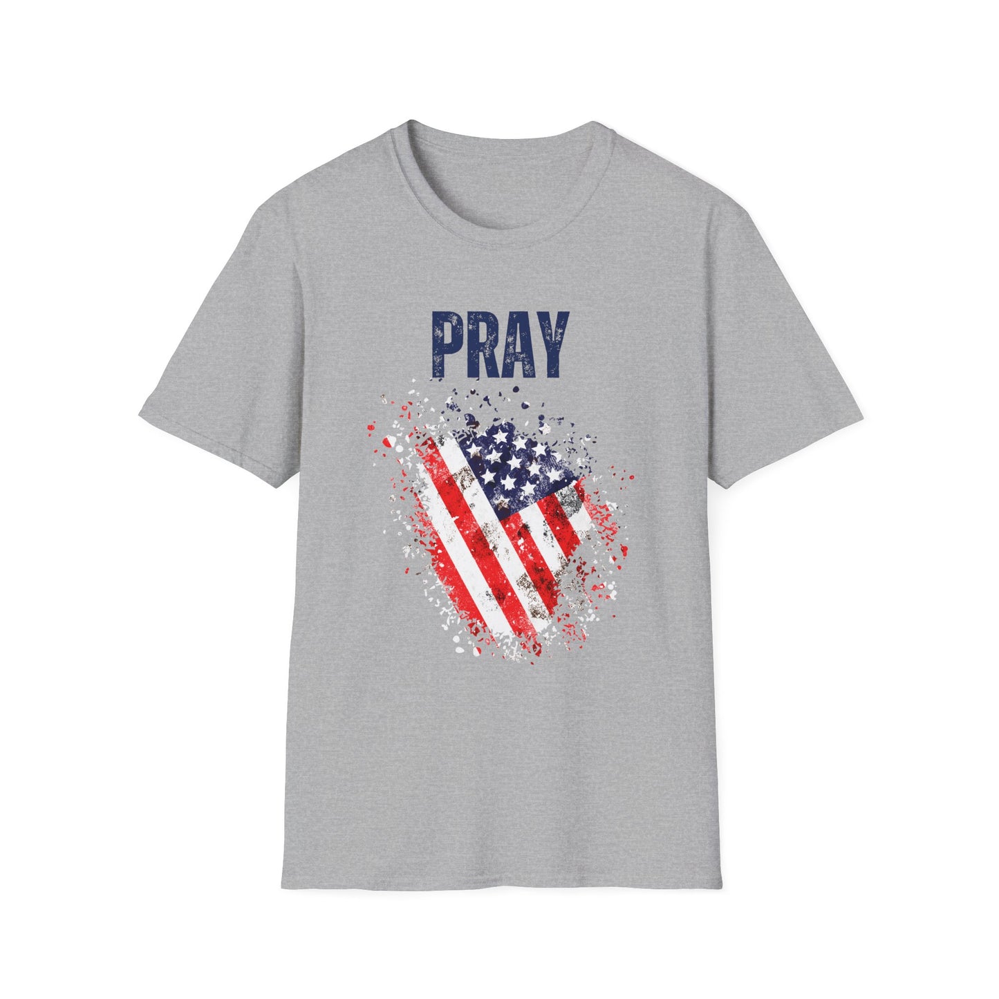 Pray for the USA Unisex Softstyle T-Shirt