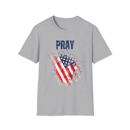 Pray for the USA Unisex Softstyle T-Shirt