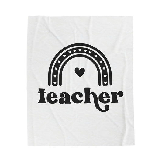 Teacher Veleteen Plush Teacher Blanket