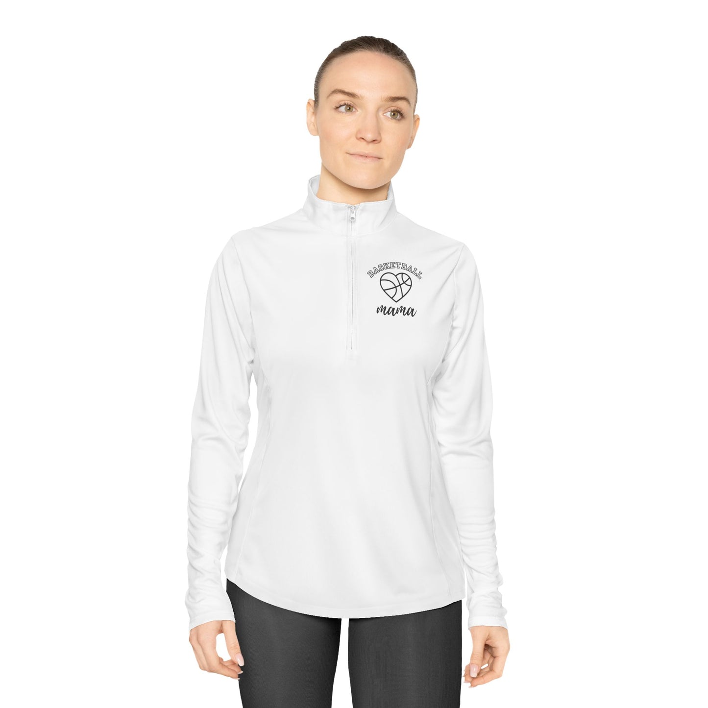 Basketball Mama Quarter-Zip Pullover