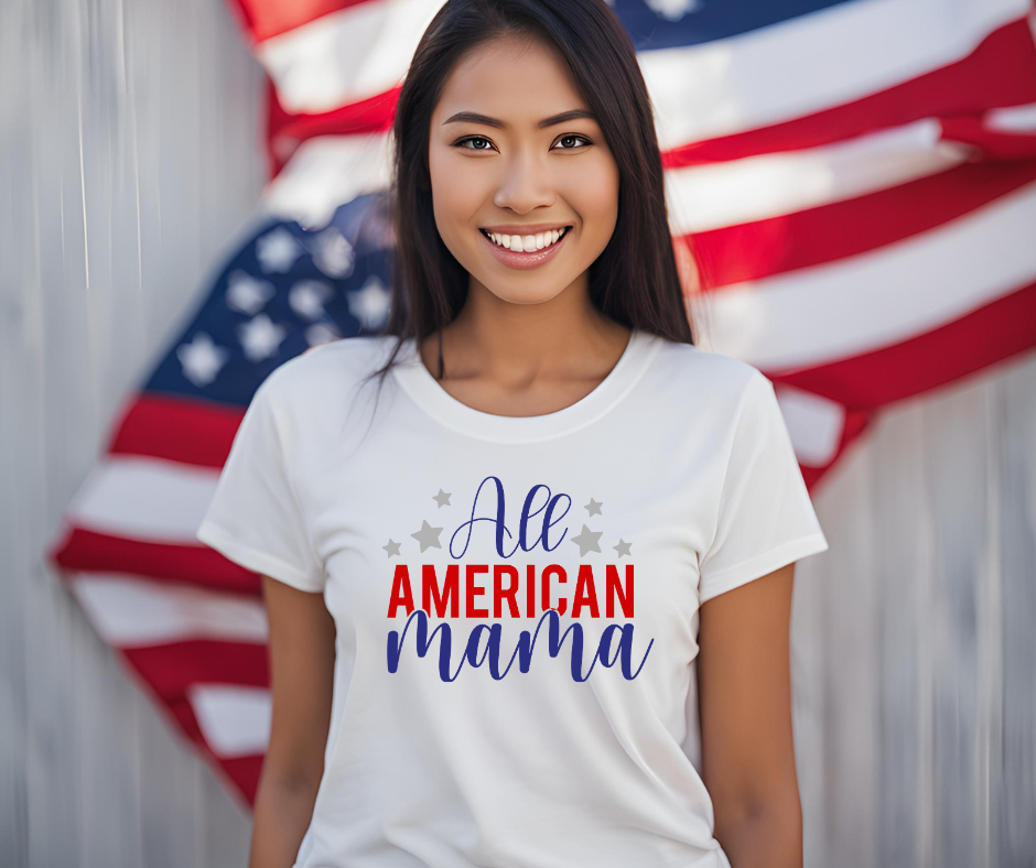 All American Mama Unisex Softstyle T-Shirt